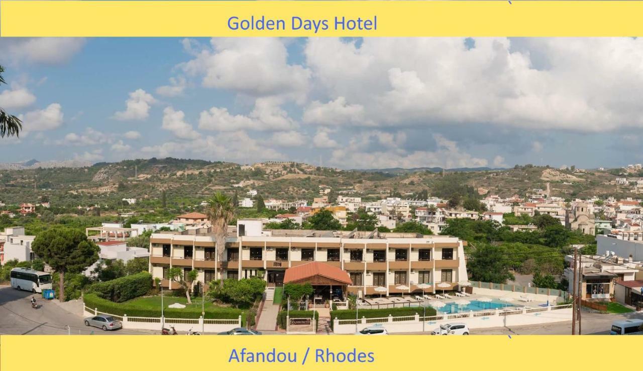 Hotel Golden Days Afandou Exterior foto